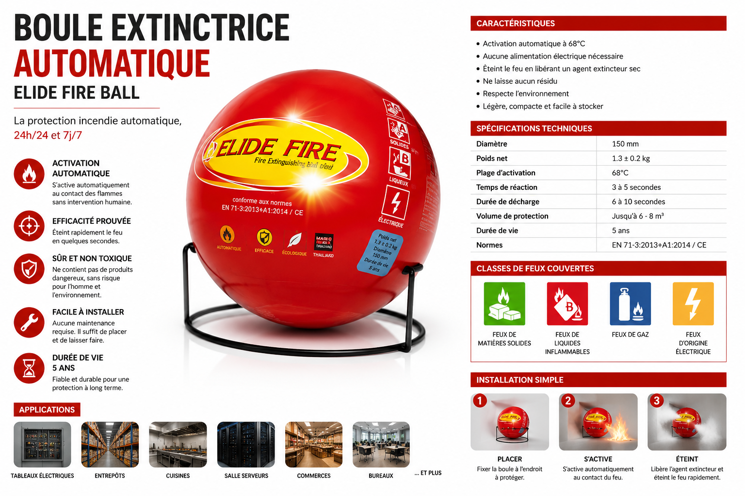 Boule extinctrice